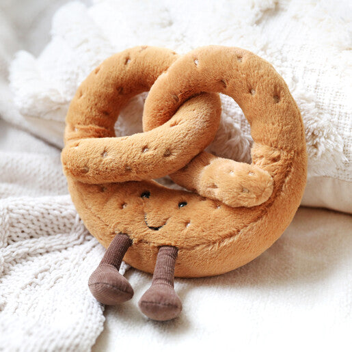 Jelly Cat Pretzel Bag Charm