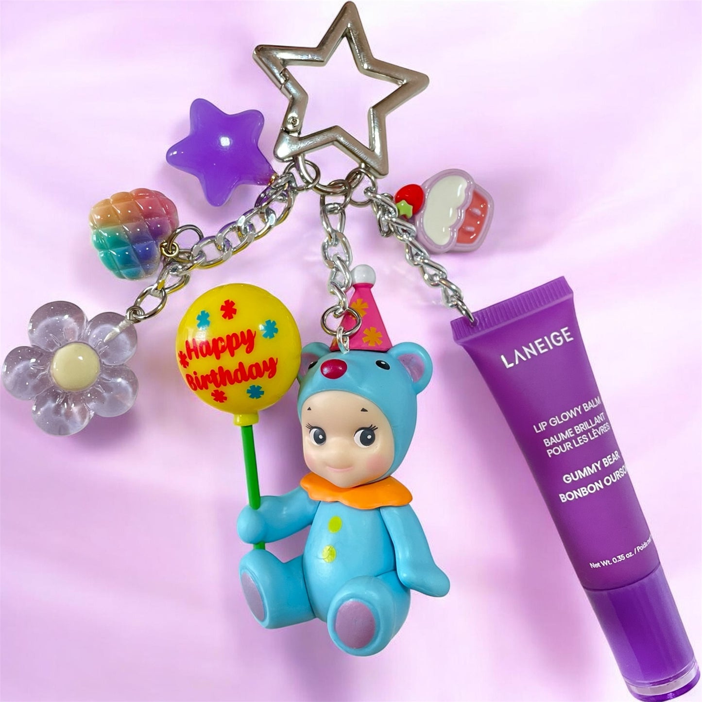 Sonny Angel - Birthday Bear customized pendant